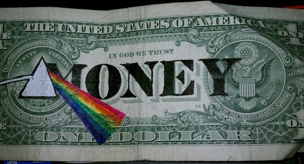 Pink Floyd Money Dollar Bill